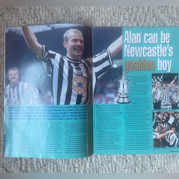 NewCastle United - Black & White Official Magazine - Picture 2 of 8